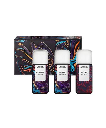 lisade Solid Perfume Portable Set Women and Men Deodorant Gifts Box Mini Deodorant Gift Set for Women Solid Perfume Balm Set for Boys Teen Girls Girlfriends Lemon Strawberry Vanilla