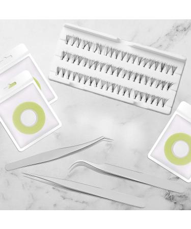 Eyelash Extension Tape Roll with Tweezers Set - Green Micropore Fabric Tape 0.5 Inch 10 Yards, 3 PCS Straight Pointed and Curved Silver Tweezers - Buy Online on GoSupps.com