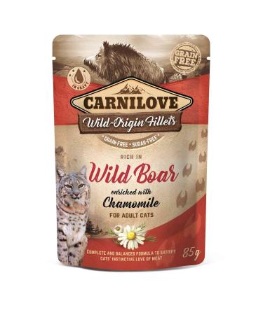 VAFO Praha CARNILLOVE Wild Boar and Camomile Wet Food for Cats 85g