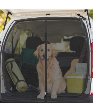 Hiullen Car Tailgate Mosquito Net - 175x150 cm Magnetic Fly Screen for Sun Protection & Insect Defense | Ideal for Caravans & Camping - Buy Online on GoSupps.com