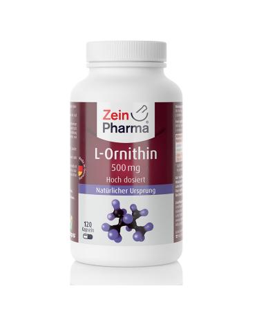 L-Ornithine 500mg - 120 caps