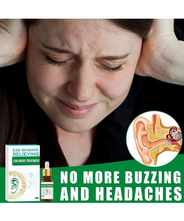 Asudaro 2 pieces Tinnitus ear drops for adults biological tinnitus 20 ml treatment of ear drops in the ear to help relieve - Buy Online on GoSupps.com