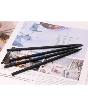 Wood Hair Sticks 4Pcs Vintage Wooden Hair Chopstick Clips for Women Girls, Black Hairpin Bun Holder Decor - Penta Angel - Buy Online on GoSupps.com