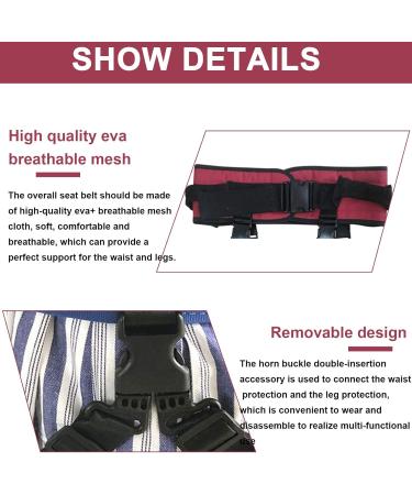 Transfer Belt with Handles Leg Loops Gait Belt - for Patient Care Secure Aide Transfer Sling - Pediatric Elderly Occupational & Physical Therapy - Buy Online on GoSupps.com