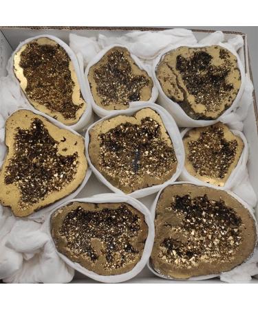 1pcs Natural Crystal Agate cave Plated Specimen Reiki Stone ERTEYIN - Buy Online on GoSupps.com