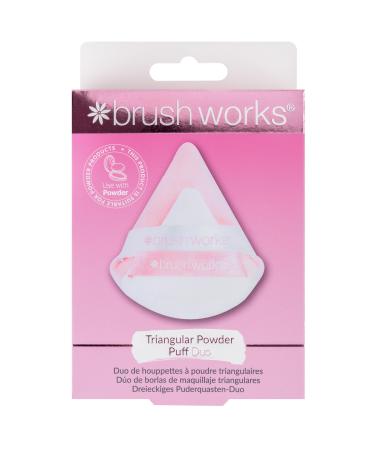 Brushworks Triangular Powder Puff Duo - Buy Online on GoSupps.com