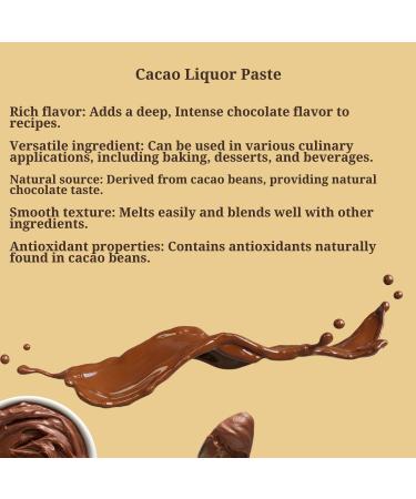 Cacao Liquor Paste 500g Liquor Chunks Cacao Mass by Virgolden - Buy Online on GoSupps.com