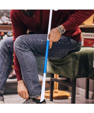 Sock Threader | Sock Aid Device Multifunction Socks Helper with Shoe Horn Function Detachable Adjustable Dressing Hook for Pregnant Woman Rowces Blue and White C - Buy Online on GoSupps.com