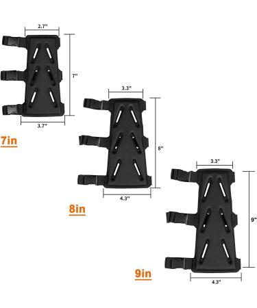 KRATARC Adjustable Arm Guard for Hunting and Shooting - 7'' Black - Buy Online on GoSupps.com
