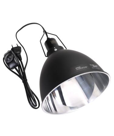 AIICIOO Reptile 8.5" Aluminum Reflective Dome Shade for Turtles 8.5 inch Large Built-in Light Head Shade