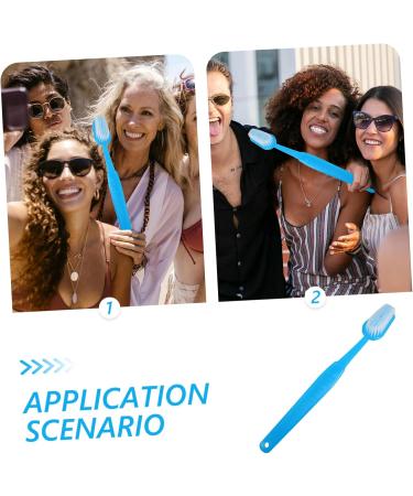 Giant Toothbrush Prop - Huge Sky-Blue Decorative Toothbrush for Parties | Vaguelly - Buy Online on GoSupps.com