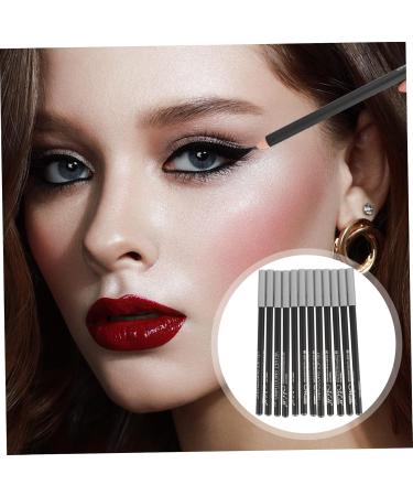 Beavorty Eye Grooming Pens 12pcs Black Eyeliner 1 Black Waterproof Eyeliner Pencil Eyeliner Beauty Supply Tool Wooden Pole Girl - Buy Online on GoSupps.com