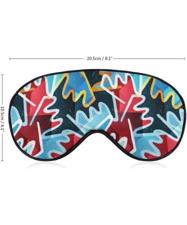Vintage Grunge Texture Sleep Mask Eye Cover for Sleeping Blindfold with Adjustable Strap Blocks Light Night Travel Nap for Men Women - Buy Online on GoSupps.com
