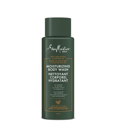 SheaMoisture Men Body Wash Cleanser to Clean and Hydrate Skin Raw Shea Butter and Mafura Oil Moisturizing 15 fl oz