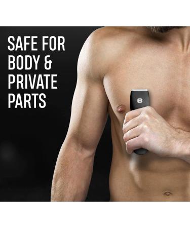 Brandsen Body Hair Trimmer for Men - Ceramic Blade Waterproof Electric Groin & Ball Shaver Back Groomer & Pubic Hair Trimmer - International Shipping - Buy Online on GoSupps.com
