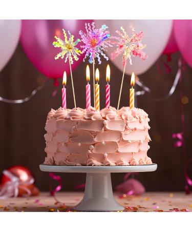 25Pcs Foil Firework Cupcake Toppers Sparkle Tinsel Cupcake Toppers Foil Fringe Birthday Cake Toppers Fringe Firework Shape Cake Decoration Cocktail Fruit Toothpicks Cake Flowers Toppers Decoration - Buy Online on GoSupps.com