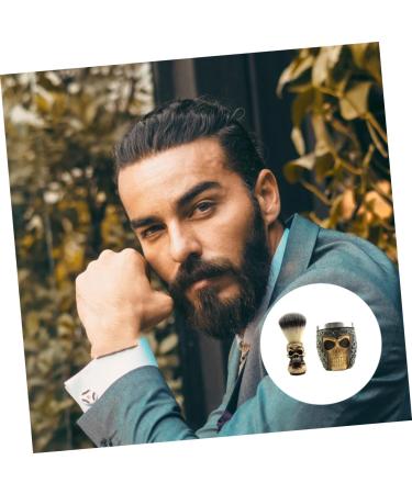 Aboofan 3 Sets Skull Beard Brushes & Facial Cleaning Tools | Durable Shaving Brushes for Men - Buy Online on GoSupps.com