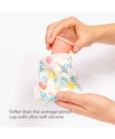 Softcup Menstrual Cup Size 2 | Reusable Period Cup | Leak-Free 12-Hour Wear | Made in USA - Buy Online on GoSupps.com
