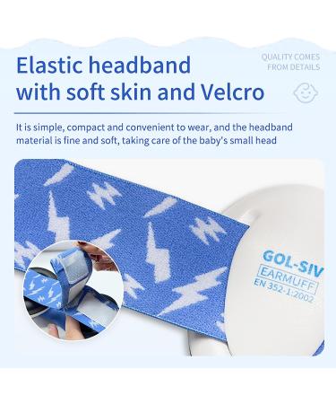 SHENG LI GOL-SIV Baby Ear Muffs - Adjustable Headband for Baby Ear Protection - Noise Cancelling Earmuffs for Travel, Airplane, Sleep - Toddler Headphones 3-24 Months - Buy Online on GoSupps.com