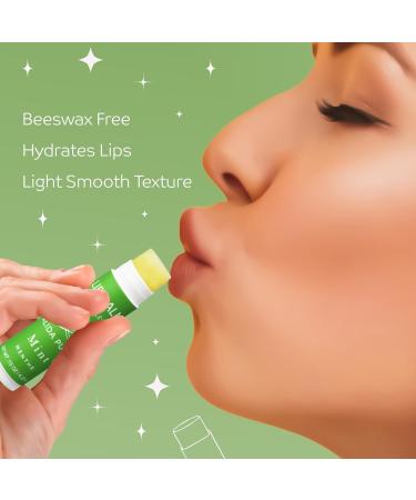 ALIDA PURE Mint Lip Balm Collection Vegan Lip Balm Beeswax Free with Avocado Oil Organic Jojoba Oil and Vitamin E for Dry Chapped or Cracked Lips 3 Tube Set Mint-3 Pack - Buy Online on GoSupps.com