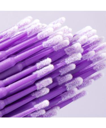 Cotton Swabs Eyelash Lash Applicator Brush Eyelash Swabs | Eyelash Applicator Soft Applicator Brush Eye Lashes Mascara Wands Mascara Brush Stick Purple - Buy Online on GoSupps.com