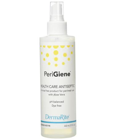 PeriGiene Antimicrobial No-Rinse Perineal Cleanser 7.5 Ounce Spray Bottle 7.5 Ounce 7.5 Fl Oz (Pack of 1)