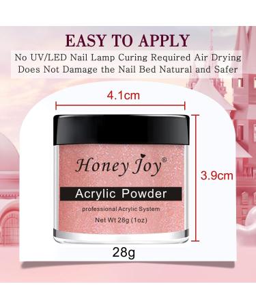 28g/box Acrylic Nail Powder Set for Nail Extension - Professional White Clear Black Nude Colors - HJ-NAP017 (No.5) - Buy Online on GoSupps.com
