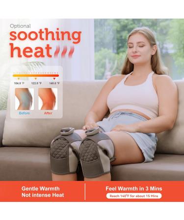 COMFIER Cordless Knee Massager with Heat & Vibration | Arthritis Relief 3-in-1 Heating Pad for Knee Shoulder Elbow | Perfect Gift for Dad FSA & HSA Eligible - Buy Online on GoSupps.com
