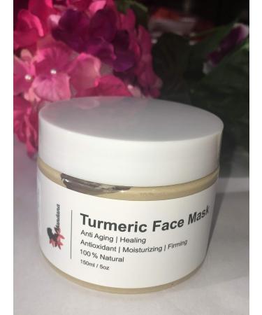 Turmeric Face Mask for Sensitive & Normal Skin - 100% Natural Anti-Aging & Moisturizing - Mandana 150ML | Men's & Women's Skin Care - Buy Online on GoSupps.com