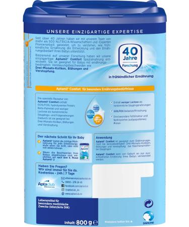 APTAMIL Comfort - Special Infant Formula for Colic Flatulence & Constipation | 800g | International Shipping - Buy Online on GoSupps.com
