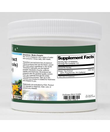 Green Tea Extract (50% Polyphenols) (2% Caffeine) Powder (4 oz ZIN: 514483) - 3 Pack - Buy Online on GoSupps.com