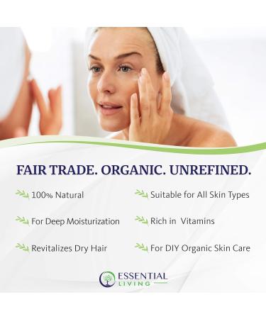 Buy Essential Living Unrefined Mango Butter - 100% Natural for Organic Lip Balms Body Lotion & Soap - 16 oz Jar - International Shipping - Buy Online on GoSupps.com