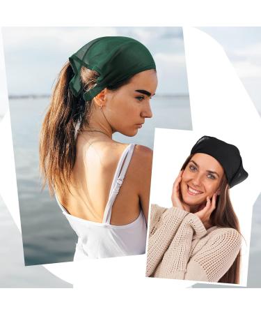 Kabwea 4 Pairs Boho Women's Hair Bands Triangle Headscarves Chiffon Bandanas Turban Hair Bands Elastic Hair Scarf Head Accessories for Women and Girls - Buy Online on GoSupps.com
