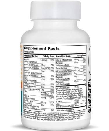 21st Century Wellify Men's 50+ Multivitamin & Multimineral - 65 Tablets for Optimal Health - Buy Online on GoSupps.com