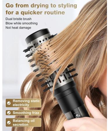 7MAGIC Hair Dryer Brush & 6-in-1 Multi Styler - Ionic Technology for Fast Drying & Versatile Styling | 110V 1200W | Perfect for All Hair Types - Buy Online on GoSupps.com