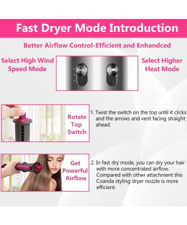 Smoothing Dryer Attachment for Dyson Airwrap - Anti-Flyaways Styling, Faster Drying | Compatible with Dyson Airwrap Styler HS01 HS05 | Purple - Buy Online on GoSupps.com