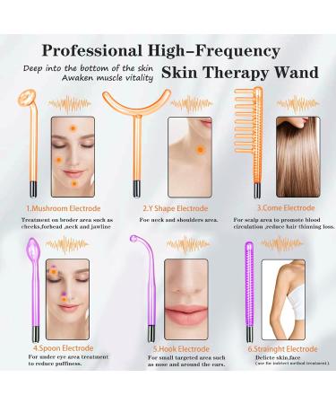 Twowin High Frequency Device for Acne Treatment & Skin Tightening | 60 Pcs Mull Masks Included - Shop Internationally! - Buy Online on GoSupps.com