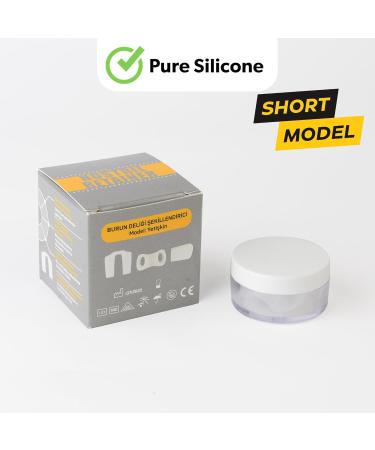 Nostril Retainer Short Model - Ideal for Rhinoplasty Recovery | 100% Silicone Nose Support System - Buy Online on GoSupps.com