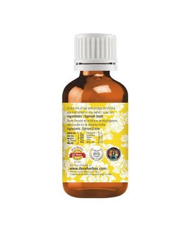 Deve Herbes Pure Spinach Seed Oil 30ml - Organic Cold-Pressed International Shipping Available - Buy Online on GoSupps.com