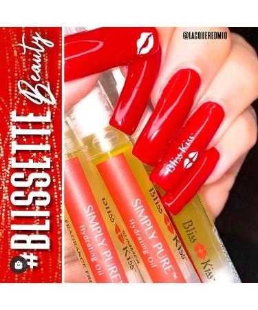 Bliss Kiss Nail Oil Cuticle Pen with Vitamin E & Jojoba - Nail Strengthener and Growth Treatment for Brittle, Peeling, Breaking, Thin Nails (Fragrance-Free) - Buy Online on GoSupps.com