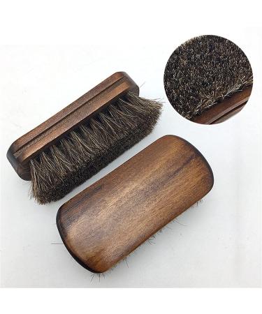 Shoe Brush Horsehair Shoe Brush Polishing Tool Care Felt Boots Bristle Tool Brush Onecolor - Buy Online on GoSupps.com