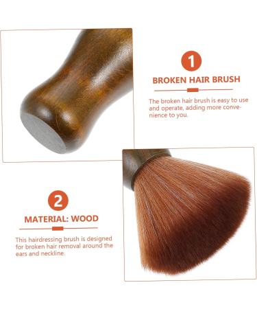 Ipetboom Hair Brush Removing Broken Hair Simple Cleaning Brush for Hairdressing Home Use Ergonomic Handle Comfortable Touch Design for Ears Neck Areas - Buy Online on GoSupps.com