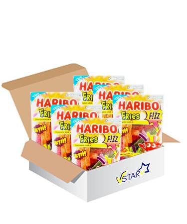 Halal Sweets Mix Collection Packs (Fizzy Fries 70g 6 x Bags) Fizzy Fries 70g 6 x Bags