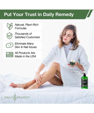 Daily Remedy All Natural Jock Itch and Skin Relief Treatment Kit - Tea Tree Oil Body Wash and Antifungal Balm for Athlete's Foot, Fungal Infections, Itchy Skin & Body Odor - Buy Online on GoSupps.com