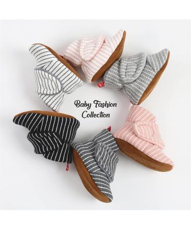 TMEOG Baby Booties Slippers | Infant Boots for Boys & Girls | First Walking Shoes | Winter Sock Crib Shoes | 12-18 Months | Black - Buy Online on GoSupps.com