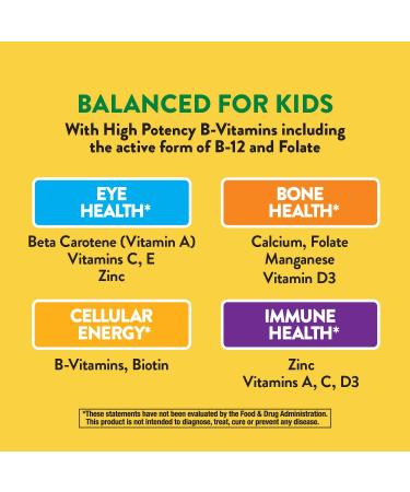 Nature's Way Alive! Kids Chewable Multivitamin - Gluten Free, 120 Tablets | Best Kids Vitamins - Buy Online on GoSupps.com