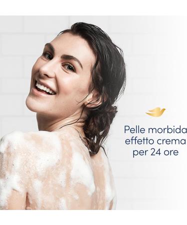  Dove Dove Hydrating Shower Bath Delicate Formula on Skin Microbiome with Plant Moisturizing Agents SLES Sulfate Free Men and Women Shower 6 Pieces 225ml - Buy Online on GoSupps.com