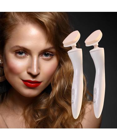 Vibrate Foundation Brush 360 Degrees Rotating Portable Cosmetic Brush | Powder Foundation Brush for Home Travel Makeup Brush for Liquid Cream Powder Dtt Electric Powder Puff (Battery Model) - Buy Online on GoSupps.com