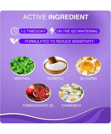 Purple Teeth Whitening Gel Pen - Instant Stain Removal & Color Correction | Ship Internationally - Buy Online on GoSupps.com