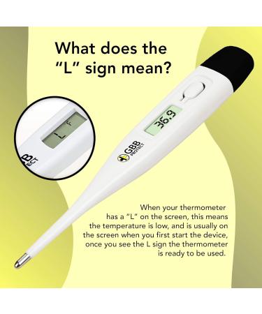 2-in-1 Digital Thermometer for Adults and Kids - Fast & Accurate Temperature Reading - UK Seller - C/F Switchable - Buy Online on GoSupps.com